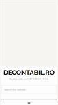 Mobile Screenshot of decontabil.ro