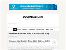 Tablet Screenshot of decontabil.ro
